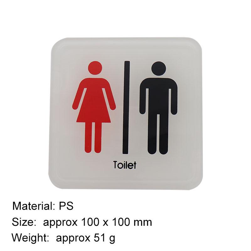 Male and Female Toilet Signage Sign Restroom Label WC Door Signs Men Women Bathroom Indicator for Mall Shops Cafe Home House