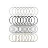 Engine Piston Ring and Main Rod Bearing Set Standard Fit for GM Chevy GMC Gen III IV LS 4.8L 5.3L 19992016 with High Durability