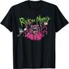 Rick and Morty Alien Adult Cartoon Fashion T-Shirt