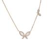 Butterfly Fritillar Necklace Summer Luxury Niche Design Clavicle Chain Women's Simple and Fresh Style