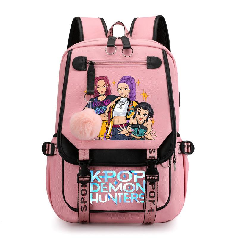 Witch Hunter Animation Cartoon Printed School Bag Large Capacity Junior High School Student Backpack
