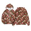 Children Girls And Boys Fashion Jacket Casual Printed Long-sleeved Hooded Cardigan Sweatshirts