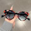 Retro Round, High-end Sunshade Sunglasses, Personalized and Trendy Street Style Accessories, Versatile Sunglasses