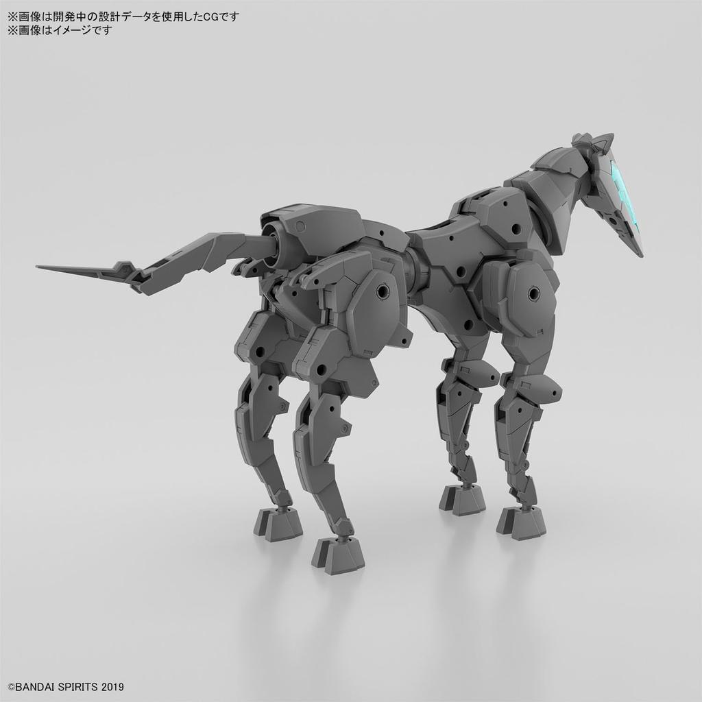 30MM Exa Vehicle Mecha Scale Plastic Model Kit (Horse Ver.) [Dark Gray] 1/144 Pre-Colored
