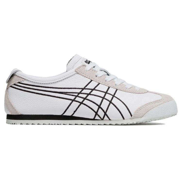 Onitsuka Tiger Mexico 66 Fabric Sports Comfortable Shock Absorption Non-Slip Wear-Resistant Low-Top Casual Shoes Unisex sneaker 1183A349-101