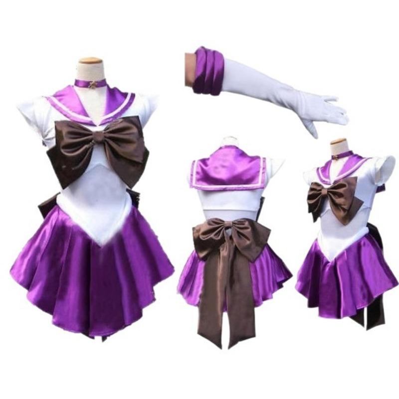 Halloween Anime Costume Adult Sailor Moon Cosplay Costume Dress Set Game Uniform