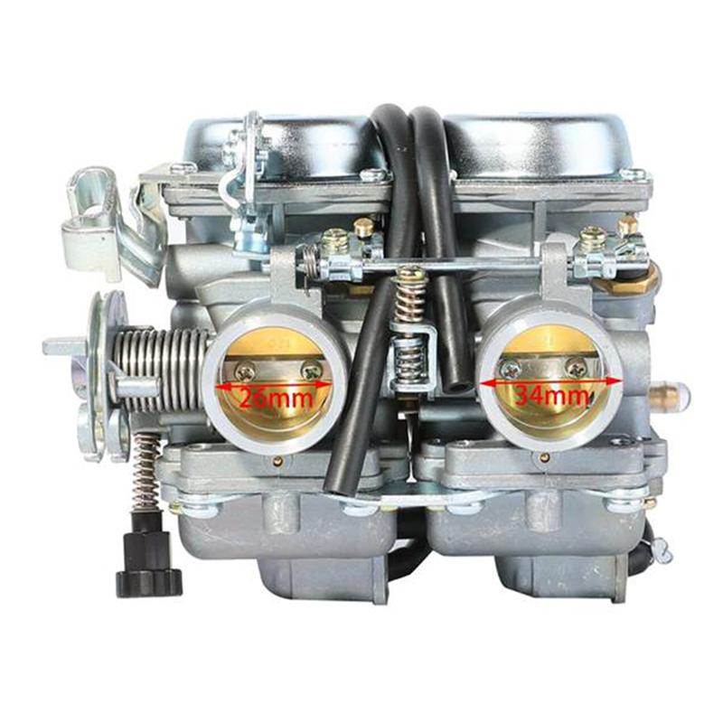 PD26JS 26MM 250CC CBT 125/250 Twin Cylinder Carburetor For Motorcycle Atvs Johnny Pag Spyder 300 Barhog Raptor FX-3 Carb-A87Q