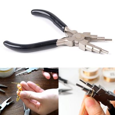 1 adet çelik yuvarlak kargaburun Diy takı yapımı araçları el yapımı aksesuarlar