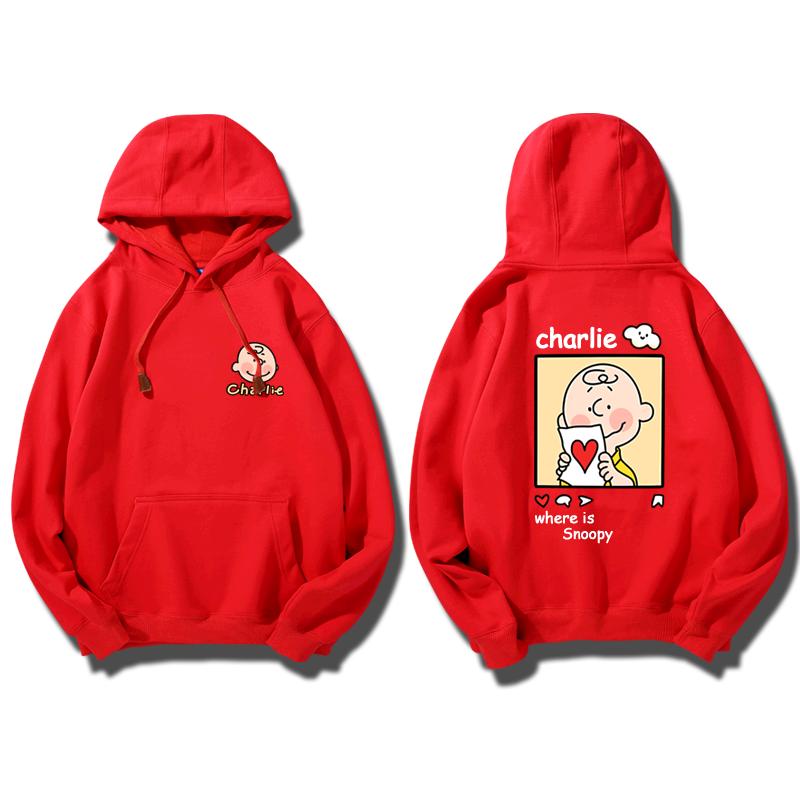 

Snoopy Cartoon Women s Hooded Sweatshirt Couple Outfit New I Sports Jacket Women s Hooded Pullover Sweatshirt Trend XL