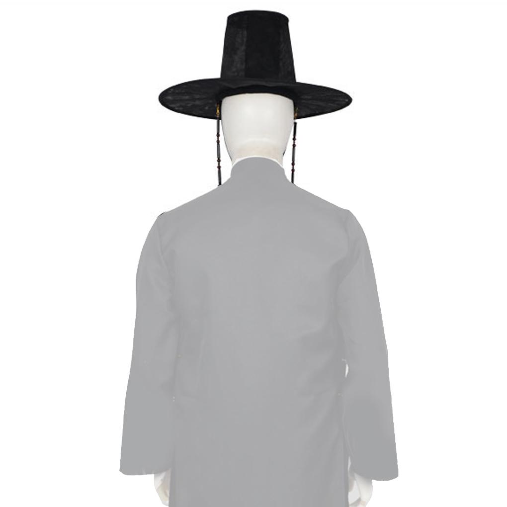 Cappello Jinu Corea Cacciatori di Demoni Cappello Gat Coreano con Catena di Perline Forma di Halloween Vestibilità per la Maggior Parte delle Teste Adulte Accessori Costume Uomo