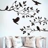 Home Fashion Decoration New Bird Wall Stickers Tree Leaf Vinyl for Children's Living Room Stickers On The Wall Accessories