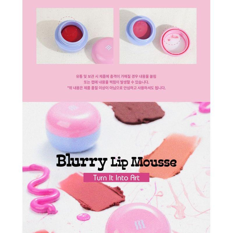 MERZY - Blurry Lip Mousse - 6 Colors