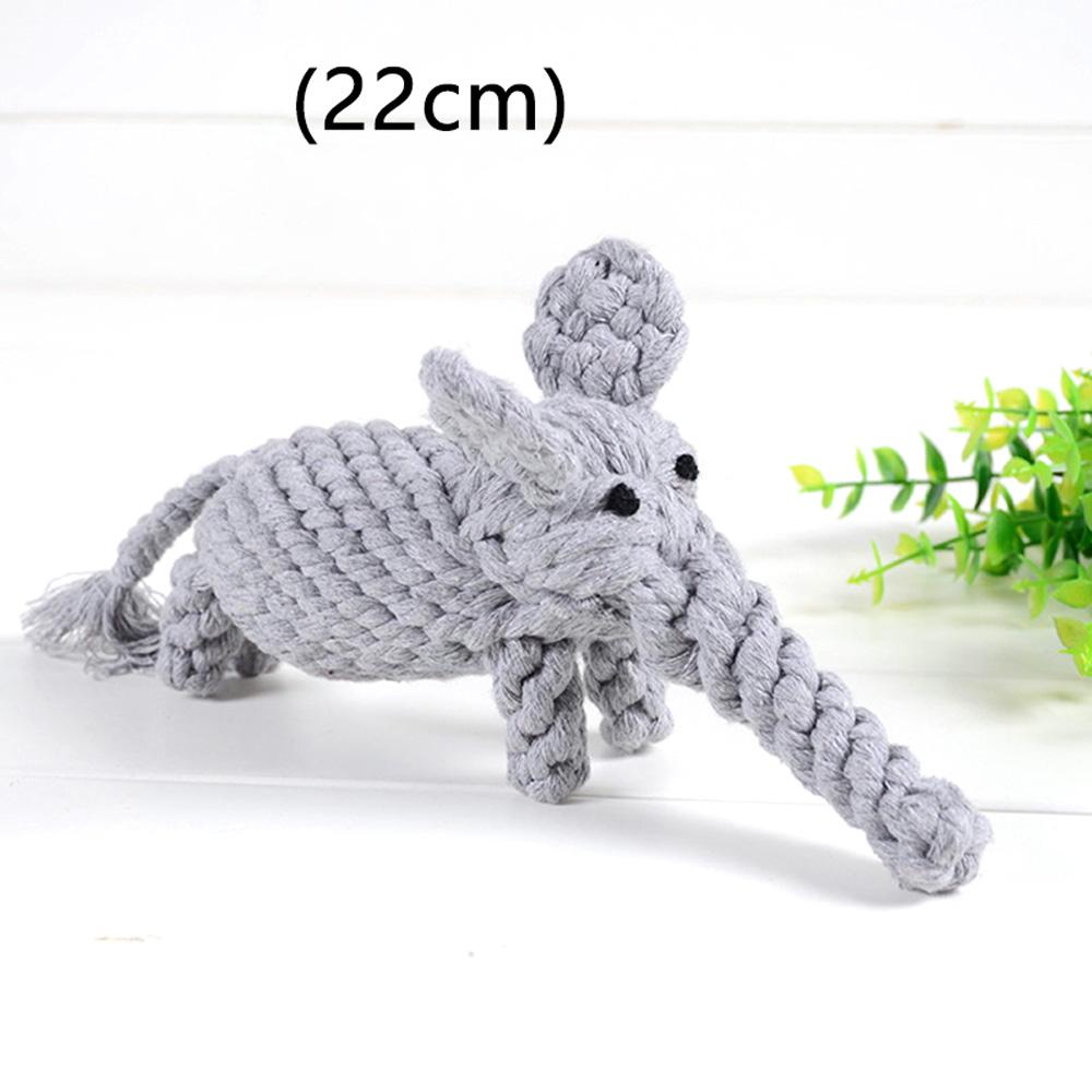 Teeth Cleaning Cotton Rope Bite Resistant Puppy Cotton Rope Toy Pet Supplies Dog Toy Chew Toy