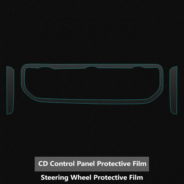 Interior Invisible Protective Film Vinyl Wrap TPU Stickers for Land Rover Discovery 4 LR4 CD Gear Shift Door Panel Protection CD Panel