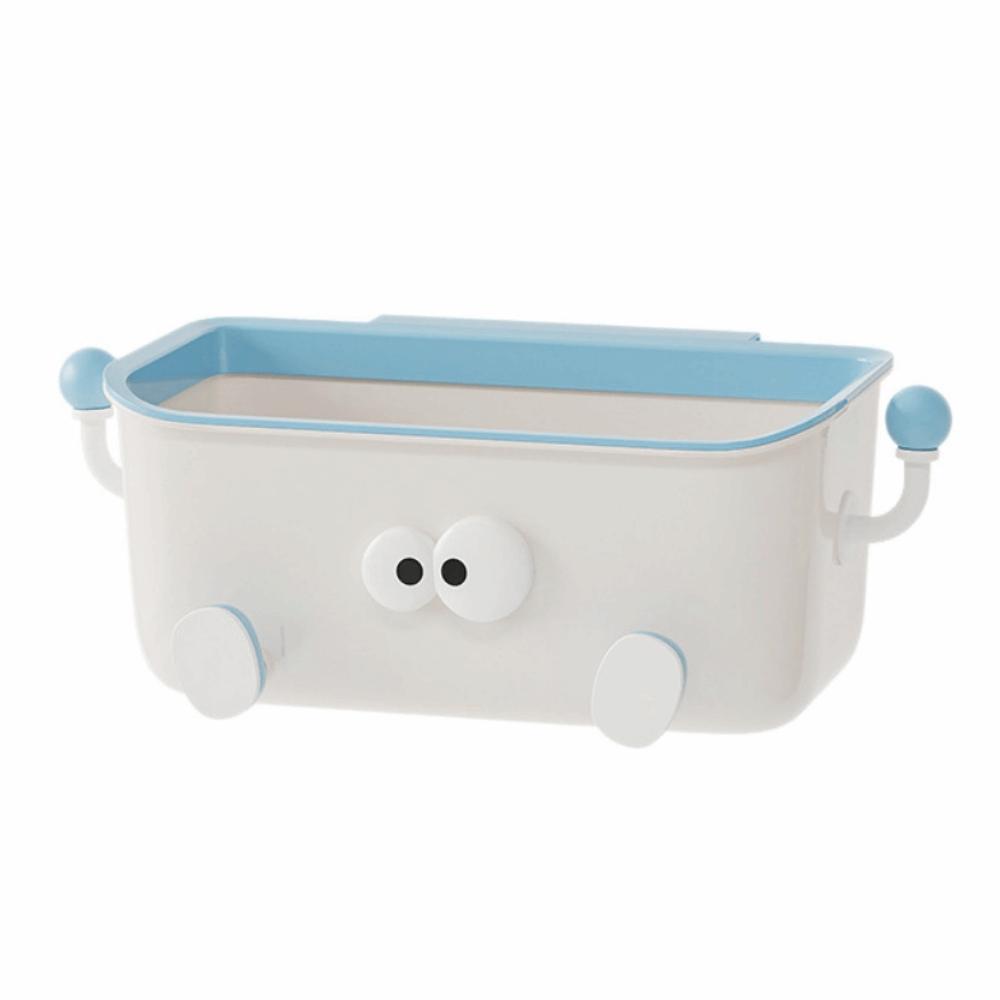 

Free Punch Door Hanging Trash Can Cartoon Bed Storage Organizer Bedside Hanging Basket Bathroom