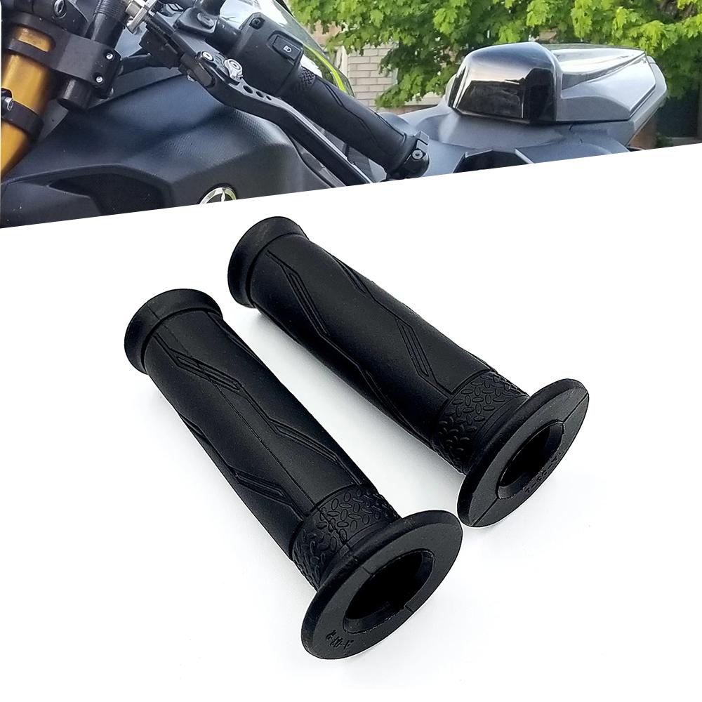 Для YAMAHA MT09 MT07 MT03 MT25 FZ6 FZ1 FZ8 XJ6 Мотоциклетная Ручка Руля Накладка Резиновая Ручка Руля Ручка Газа Руль Black 1