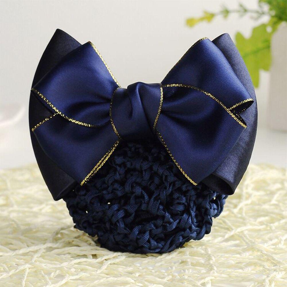 Ladies Hotel Ladies Headwear Professional Barrette Hair Clip Hairgrips Snood Bow Hair Net