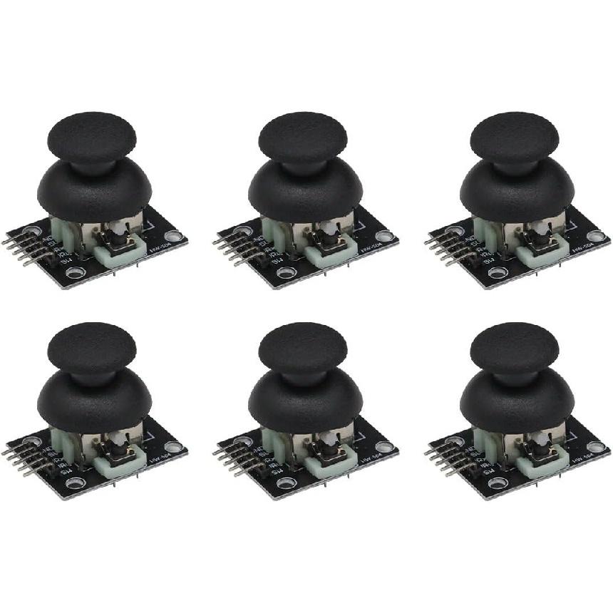 6PCS Game Joystick Control Stick Sensor KY-023 Dual-Axis Button Joystick for PS2 Arduino