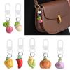 Sturdy Resin Vegetable Keychain Fashionable Phone Chain Decoration For Girls Gift Giving