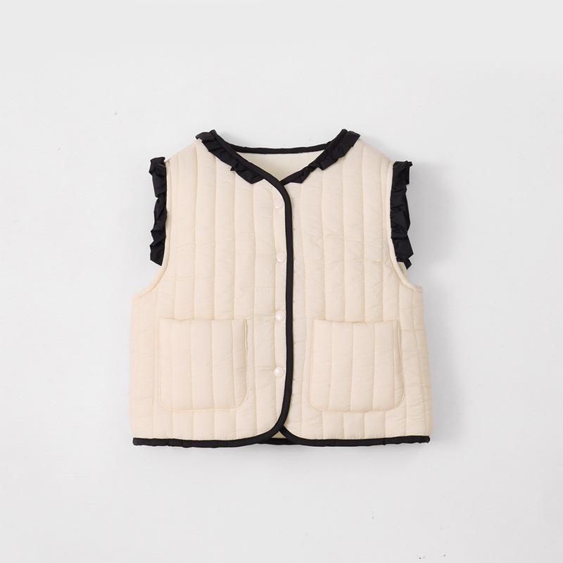 Kids' Warm Cotton-Padded Vest – Versatile Outerwear for Boys and Girls