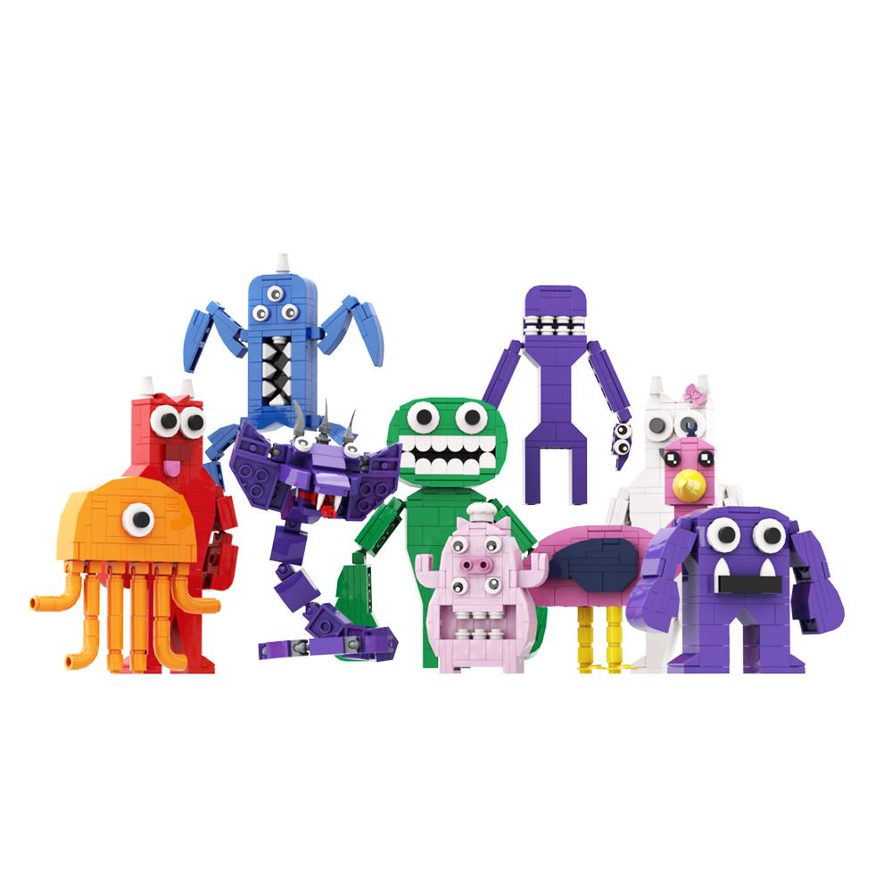 Gobricks MOC Zahrada BanBan Všichni Členové Figurky Stavebnice Vzdělávací Hračky Hororová Hra Jumbo Josh Kostky Dárek pro Děti