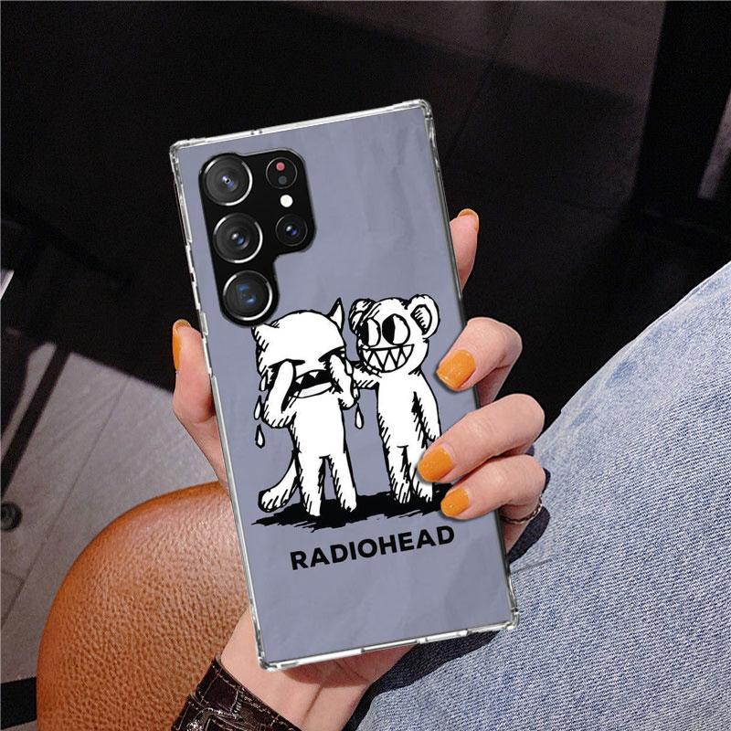 Bnad R-Radiohead Phone Case For Samsung Galaxy S24 S25 Edge S26 Ultra S23 S22 S21 Plus S20 FE + Personalized Print Cover Galaxy