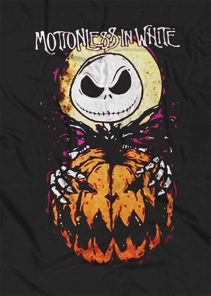 Motionless In White Nightmare Before Christmas Black T-Shirt
