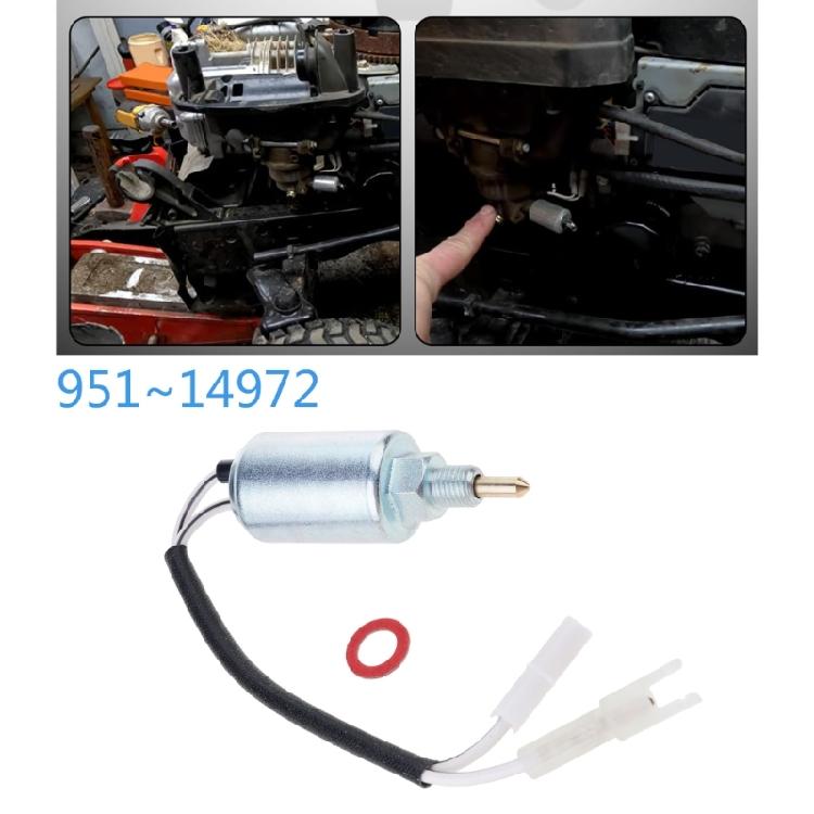 Oil Cut Off Solenoid Valves 951-14972 Lawn Tractors Carb Solenoids For TB30R TB30 1500 4X90HU 4X90HUA Mowers