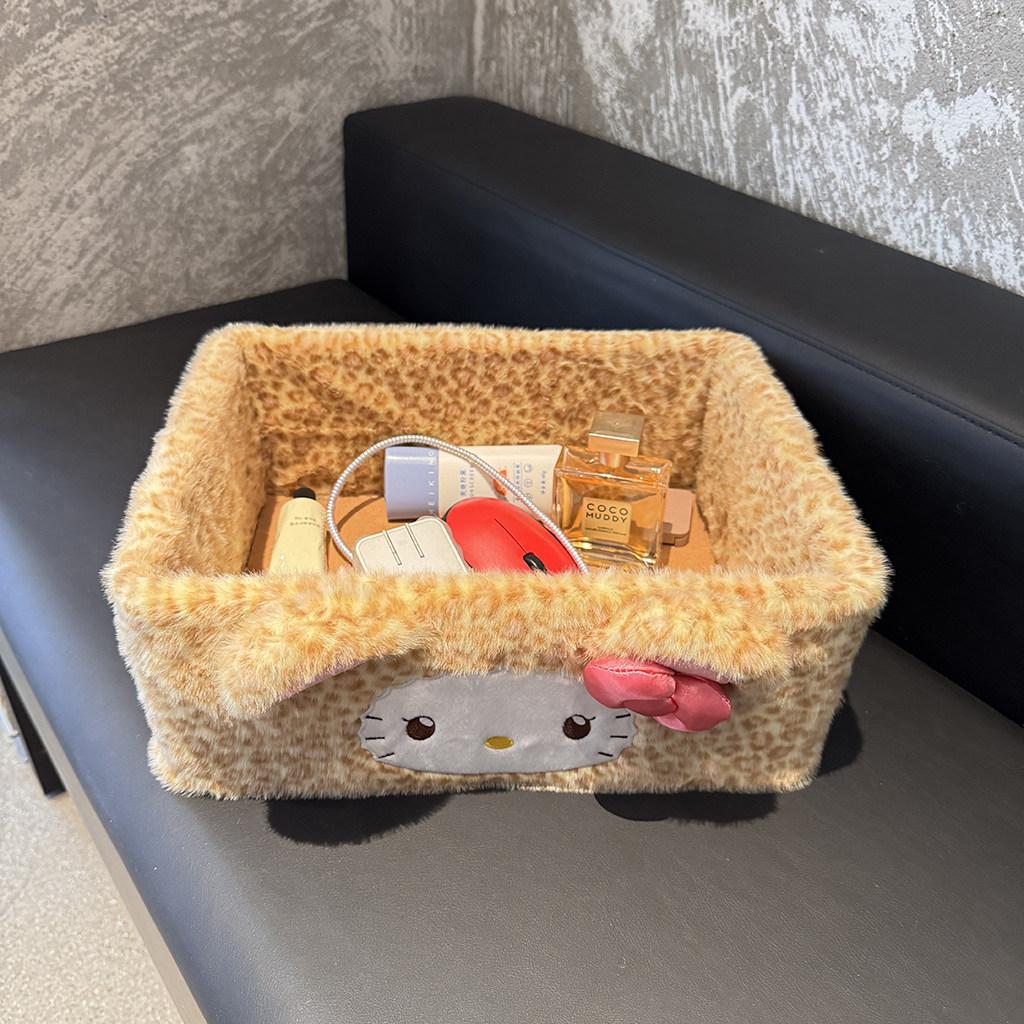 My Melody Doll Kuromi Cinnamoroll Organizing Storage Baskets Desktop Storage Container Storage Box Girl Gifts