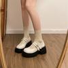 Platform Thick Heel French Mary Jane Shoes Women's Summer 2025 New Retro College Style Jk Small Small Leather Shoes