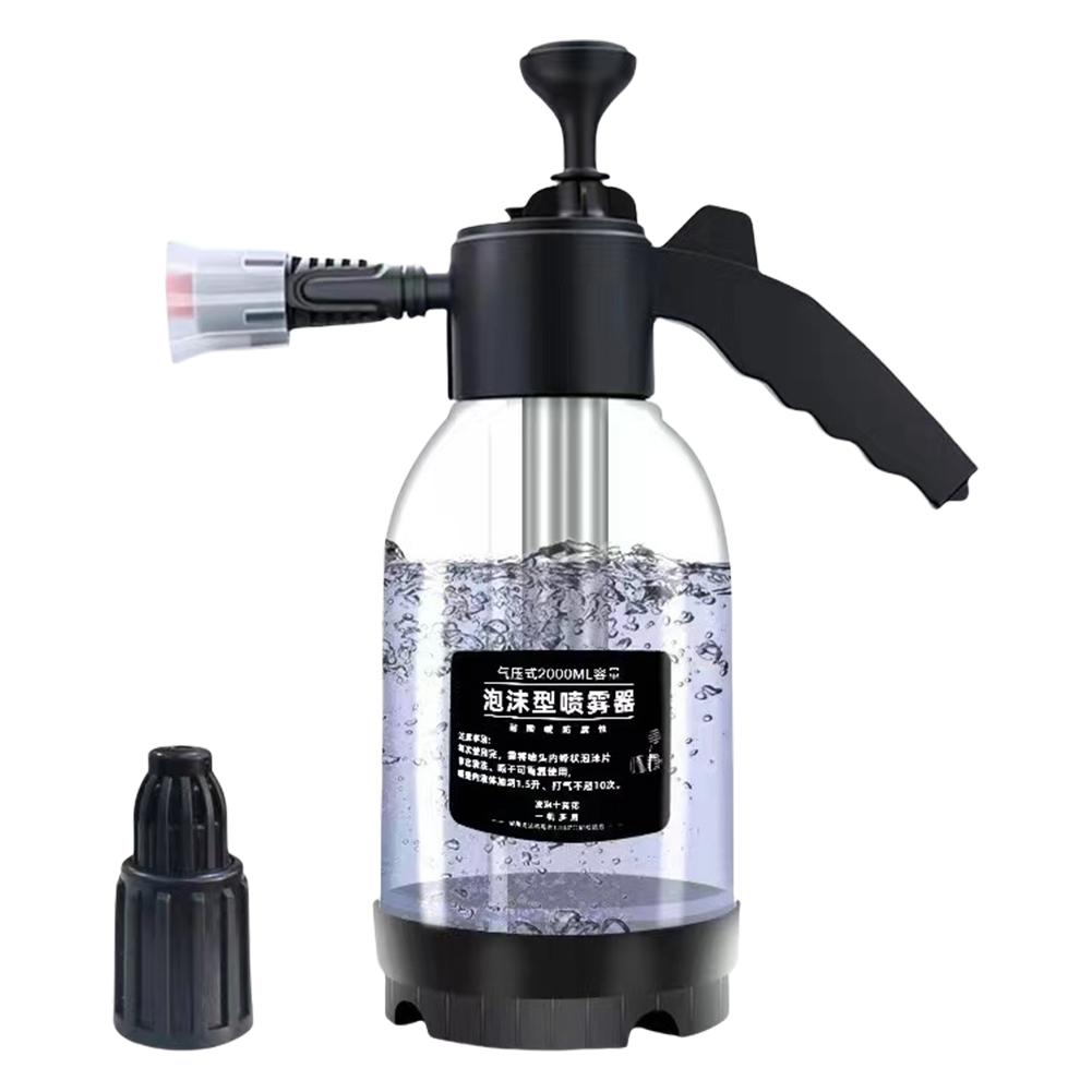 2L Car Wash Spray Bottle with 2 Types of Nozzle High/Air Pressure Washer High Pressure Car Wash Spray Bottle Car Window Cleaning