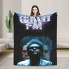 The Weeknd Pop Singer Blanket Velvet Summer  Portable Super Soft Throw Blanket for Bedding Couch Bedding Throws