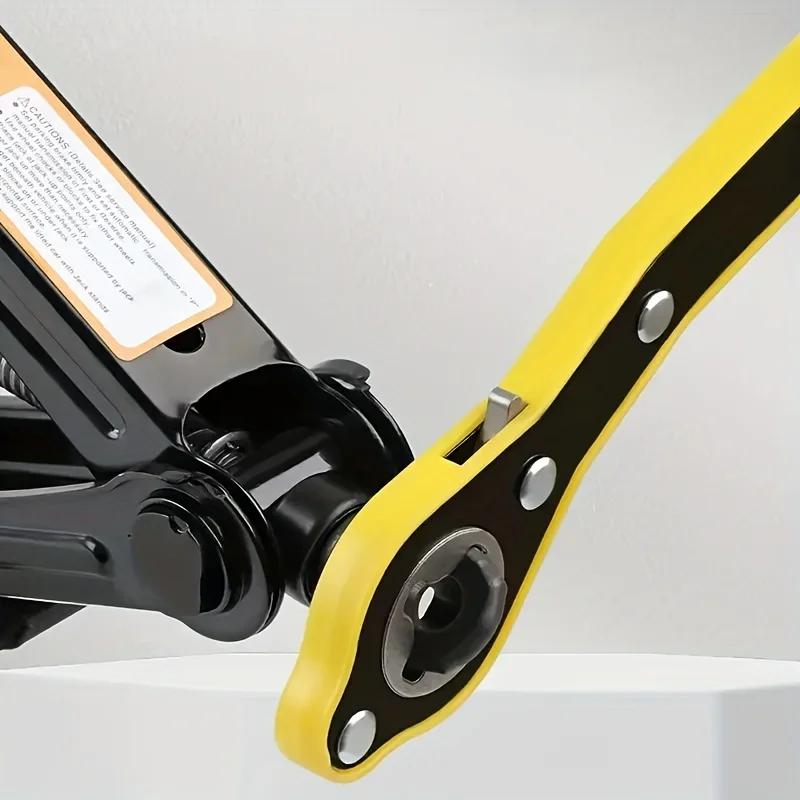 1 Satz 1 Tonnen Faltbarer Wagenheber Handbetätigt Horizontaler Typ 1 Tonnen Wagenheber Autoreifen Reparaturwerkzeug