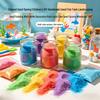 Buntes DIY-Sandkunst-Set für Kinder für Aquarien und Wunschflaschen