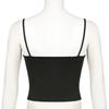 U Neck  Knit Tank Top Crop Tops Women Summer Camis Solid Color Camisole Fashion SportsTube Female Sleeveless Cropped Y2K Girl Clothes