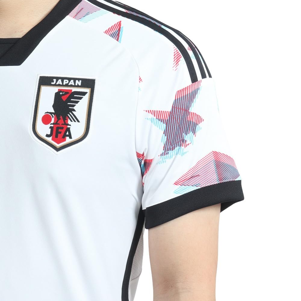 [Adidas] Fotbalový dres s krátkým rukávem Japonský národní tým Hostující replika Pánský Bílý (HF1844) L