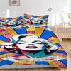 3pcs Pop Art Marilyn Monroe Duvet Cover Set - Machine Washable, Includes 1 Duvet Cover and 2 Pillowcases, No Core Included, All-Season Home