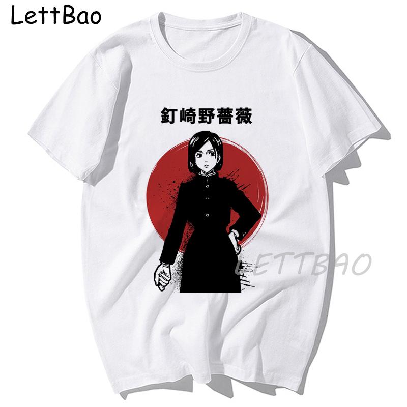 Jujutsu Kaisen Characters T Shirt Women Harajuku Streetwear Tees Sukuna Clothes Japanese Female Anime