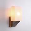 Japanese Minimalist Wooden Wall Lamp for Bedroom, Living Room, or Staircase