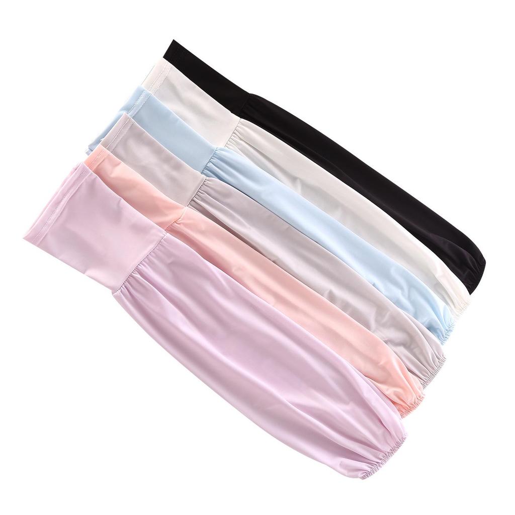 Ice Silk Sun Protection Sleeves: Breathable, Loose-Fit Arm Covers for Cycling, Driving, and Travel