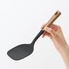 MUJI Wooden Handle Silicone Turner Spoon MC108A4S