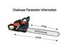 High-Power Two-Stroke Handheld Gasoline Chainsaw for Tree Cutting and Garden Use