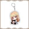 My Dress-Up Darling Plastic Anime Keychain Kitagawa Marin Bag Tag Cute Decorative Baji Cartoon Keyrings Trendy Gift