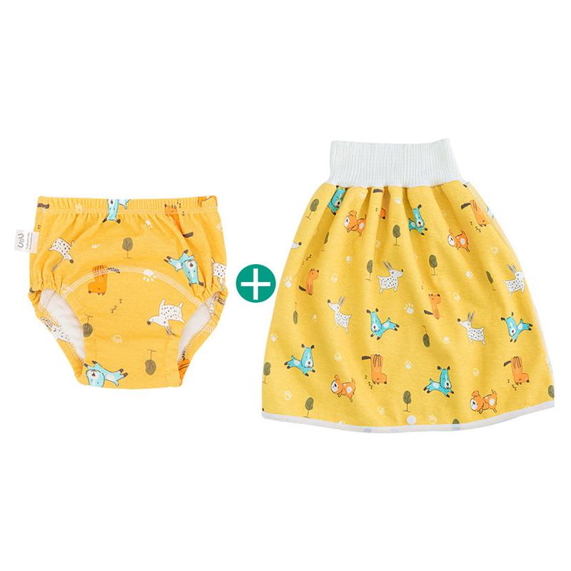 Baby Diaper Waterproof Skirt Infant Leak-Proof Urine Training Pants Cloth Diapers Kids Nappy Sleeping Bed Potty Trainining Items