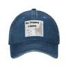 No Drama Llama  Denim Cap Casual Baseball Caps Adjustable Hat Summer Unisex Baseball Hats