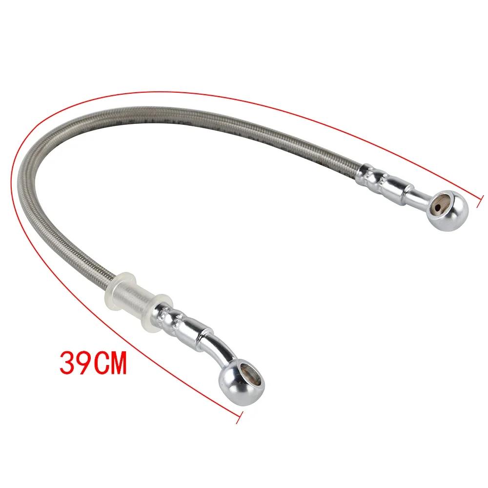 39-140cm Universal Motorcycle Stainless Steel Braided Brake Hose Line Aperture 10mm (M10) Latiguillo Freno Moto