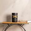 Dragonfly Vase | 9 Inch Matte Black Ceramic Flower Vase | Living Room Bedroom Home Decor