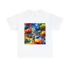 Unisex Adult T Shirt Colorful Abstract Hiking Adventure Artistic Design Art Tee