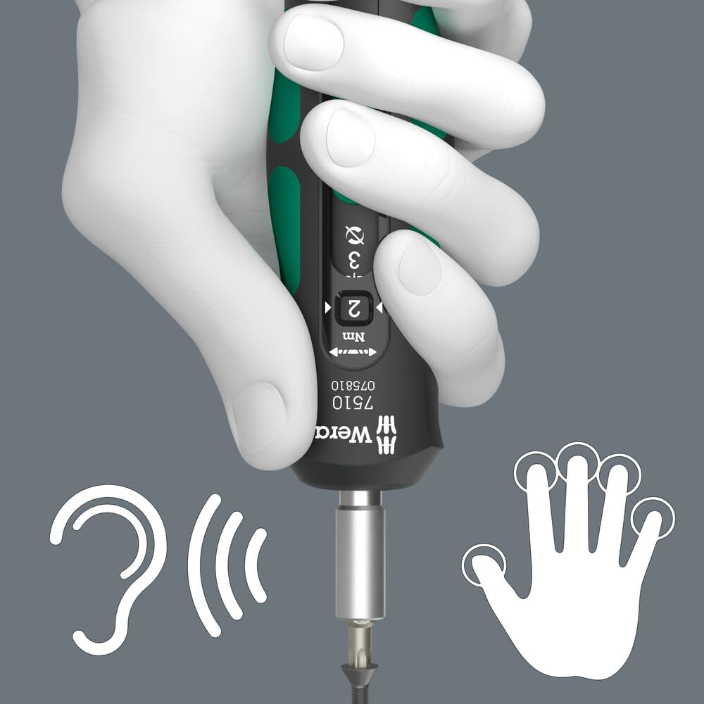 Wera 05075810001 7510 Kraftform Torque Driver Speed Torque Nm Imported from Wrench, 1-3 [Officially Japan]