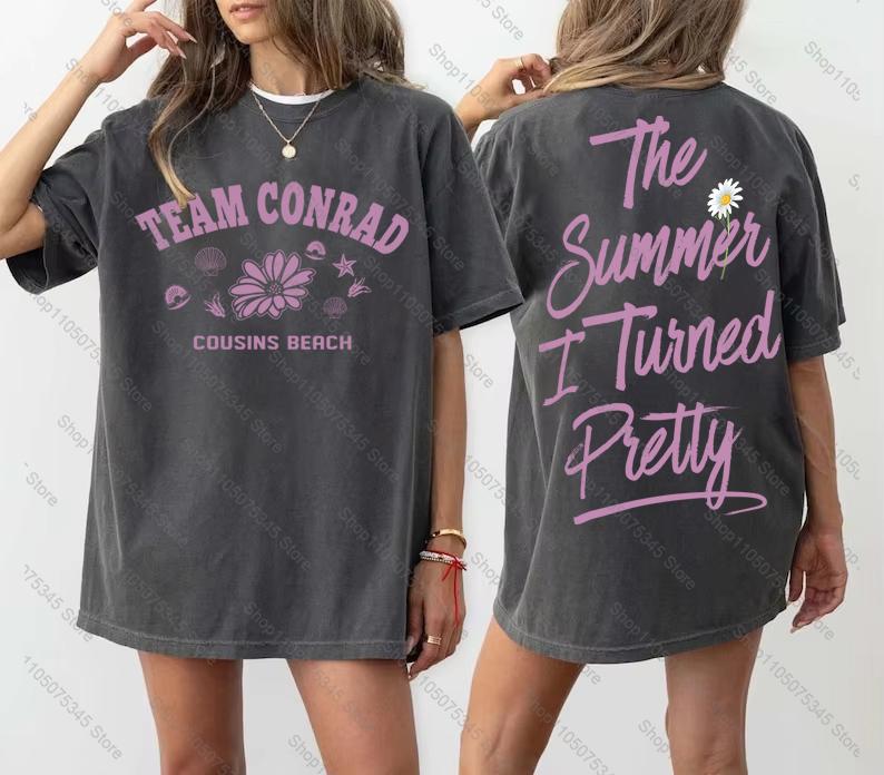 2025 The Summer I Turned Pretty Cousins Beach Tshirt Team Jeremiah Conrad Merch Crewneck Short Sleeve Tee Women Unisexs Clothes